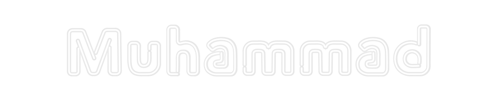 Custom Neon: Muhammad