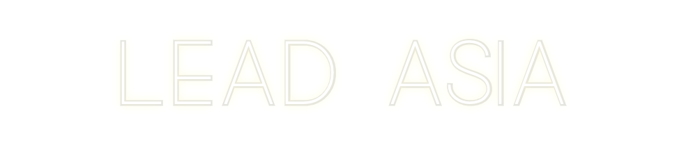 Custom Neon: Lead Asia