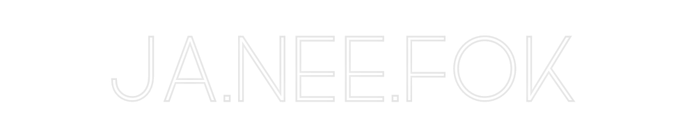 Custom Neon: Ja.Nee.Fok