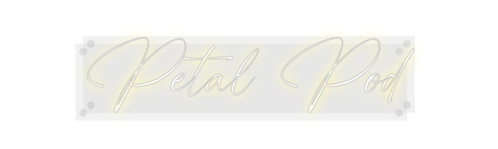 Custom Neon: Petal Pod