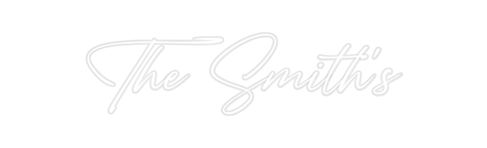 Custom Neon: The Smith's
