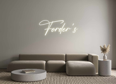 Custom Neon: Forder’s