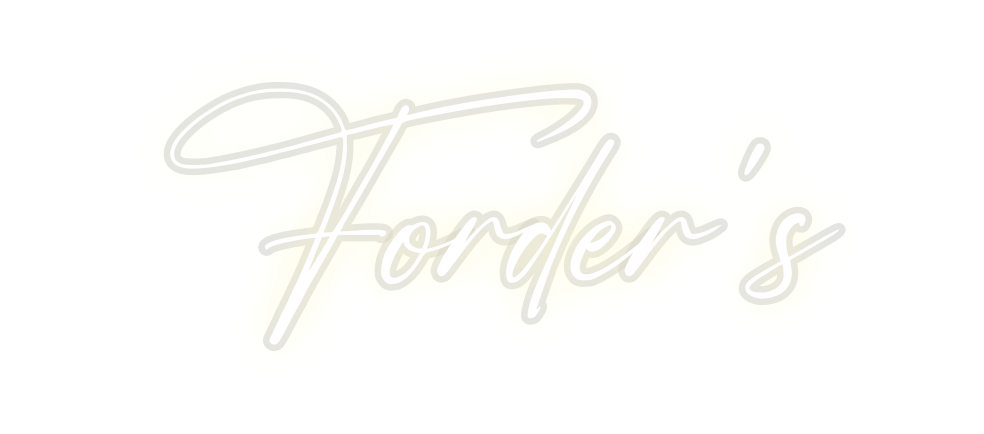 Custom Neon: Forder’s