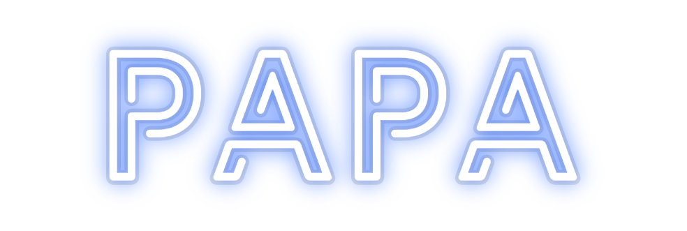 Custom Neon: Papa