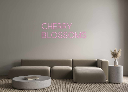 Custom Neon: cherry
blossoms
