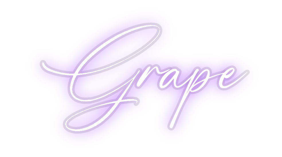 Custom Neon: Grape