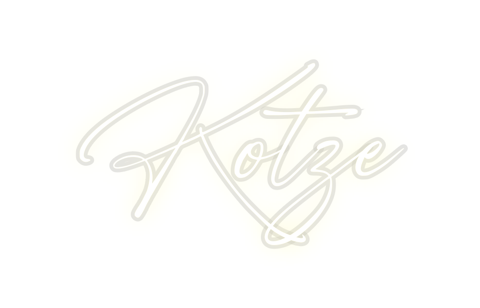 Custom Neon: Kotze