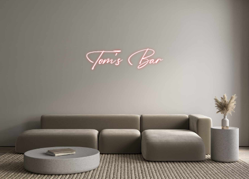 Custom Neon: Tom's Bar