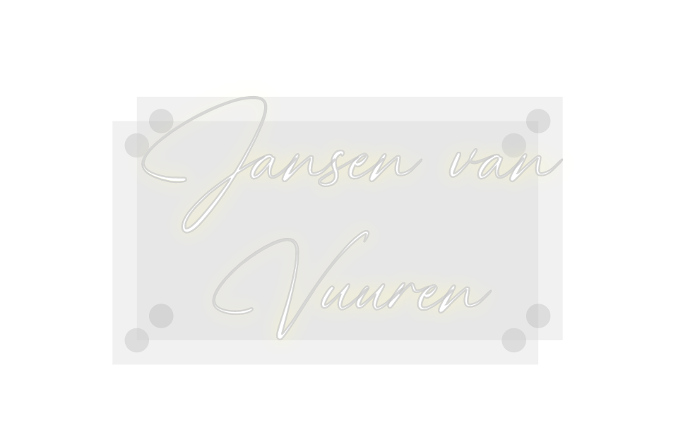 Custom Neon: Jansen van
Vu...