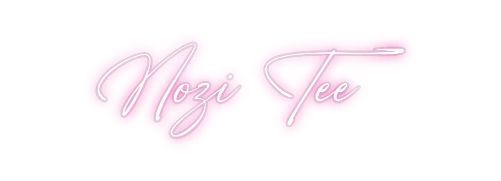 Custom Neon: Nozi Tee
