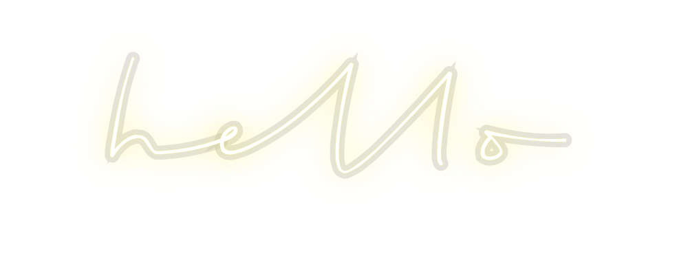 Custom Neon: hello