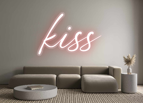 Custom Neon: kiss